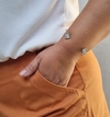 Bracelete Trevo Banho de Ródio Branco