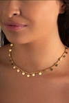 Choker Chapinha Banho de Ouro 18K