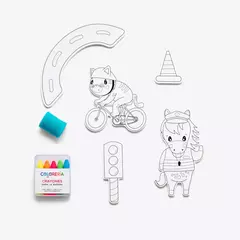 City set para pintar ( para el agua)