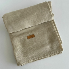 Manta de gasa beige - comprar online