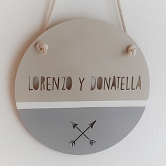 Cartel nombre grande a pedido - comprar online