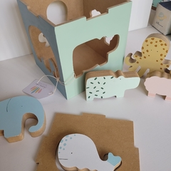 CUBO DE ENCASTRE ANIMALES - tienda online