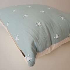 Almohadón Estampado soles menta - comprar online