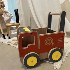 Caminador y guarda juguetes Bomberos - comprar online