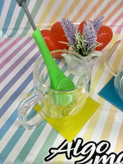 JARRO TAZA DE VIDRIO DOBLE FONDO 250ML.