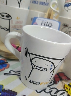 TAZA CONICA FLORK DIA DEL AMIGO - comprar online