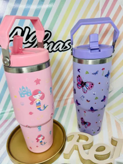 BOTELLA ACERO DECORADA - Algo Mas