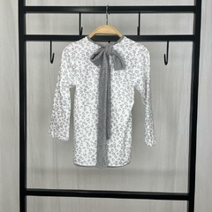 Remera Platino con brillos