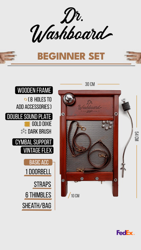Dr. Washboard - Beginner Set - comprar online