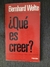 QUE ES CREER? BERNHARD WELTE