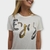 CAMISETA COM BORDADO ENJOY