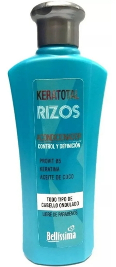 Keratotal Rizos Acondicionador Cabellos Ondulados x 270 ml - Bellíssima