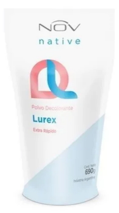 Combo 1 Polvo Decolorante Lurex Extra Rápido Azul - Doy Pack x 690 g + 1 Emulsión Oxidante Estabilizada 30 Vol x 1900 ml - Nov - comprar online