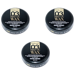 Kit 3 Pastas Mate - 03 - Matte Wax x 50 g - Fidelité