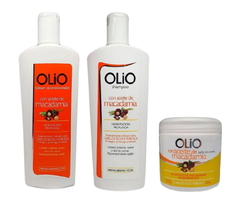 Combo 1 Shampoo Macadamia x 420 cc + Enjuague Macadamia x 420 cc + 1 Baño de Crema Macadamia x 200 g - Anna de Sanctis Público