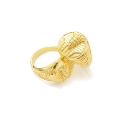 Anel GDO Faraó 9g (Banho De Ouro 18k) - ShiromaJoias
