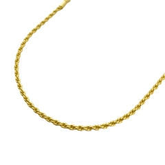 Corrente Cordão Baiano 2,5mm 70cm (13g) (Fecho Canhão) (Banho Ouro 24k) - ShiromaJoias
