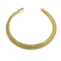 Pulseira Grumet Union 7mm (Fecho Gaveta) (12,9g) (Banho Ouro 24k) - comprar online