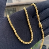 Corrente Cordão Baiano 3,5mm 70cm (24,1g) (Fecho Canhão) (Banho Ouro 24k)