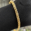 Pulseira Friso Carioca 5mm (Fecho Gaveta Personalizado) (10g) (Banho Ouro 24k)