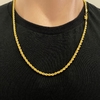 Corrente Cordão Baiano 3,5mm 60cm (20,8g) (Fecho Canhão) (Banho Ouro 24k)