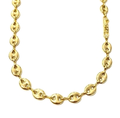 Corrente Gucci 8mm 50cm 19g (Banho De Ouro 18k) na internet