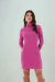 VESTIDO CURTO GOLA ALTA - ANGEL