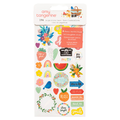 STICKER STICKER BOOK 1 - IRIDESCENT GLITTER (195 PIECE)