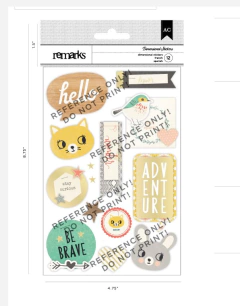 STICKERS  BABY GIRL  12PC