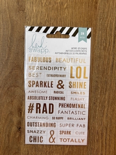 Word stickers 28pc heidi swapp