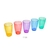 Vasos facetados traslucidos - comprar online