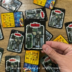 Bounty Hunters Set (CARDED) - Star Wars Micro Vintage - JP Customs