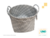Canasto Organizador Ropa Sucia Cesto Simil Ratan Trama 32cm