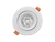 Spot Dicroica Led Embutir Plafon Led 7w Fria Calida Movil - comprar online