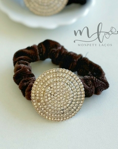 Scrunchie esfera cristais - comprar online