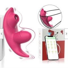 Vibrador para calcinha com aplicativo com sugador na internet