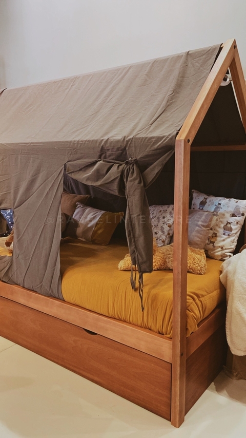 TOLDO EN TUSSOR PARA CAMA HOUSE