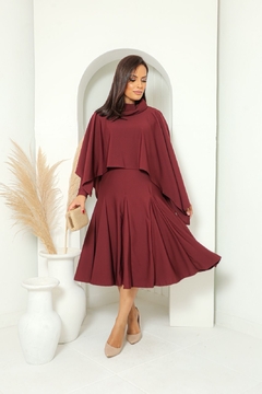 Vestido Carol Marsala - comprar online