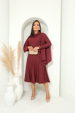 Vestido Carol Marsala
