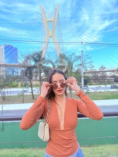 Body Decote Manga Longa