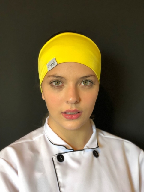 faixa malha larga amarela