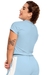 BLUSA CROPPED MOLETOM INSPIRE AZUL - comprar online