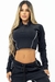 CROPPED MANGA LONGA BLACK - comprar online
