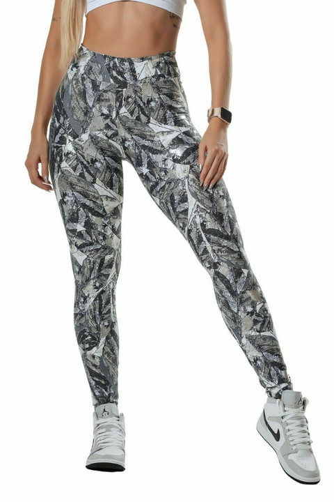 Legging Estampa Folhas
