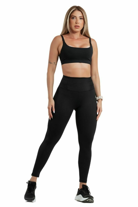Legging Black com Alta Compressão
