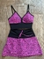 Conjunto Animal Print Rosa