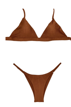 Conjunto Basic Conhaque Canelado