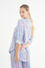 Imagen de CONJUNTO PAULA RAYADO CELESTE - TALLE XL