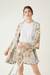 Imagen de SHORT MAGNOLIA FLORES BASE CELESTE