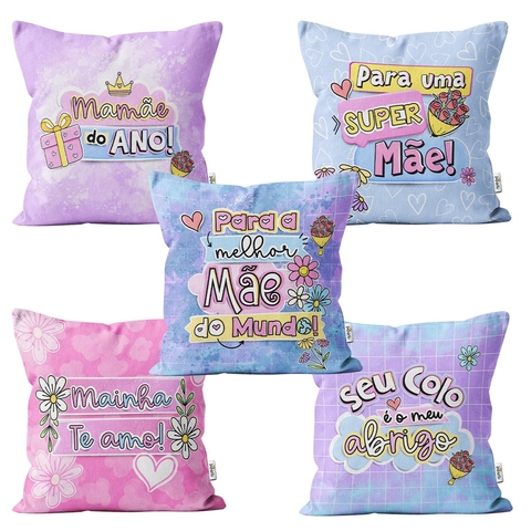 Kit 20un MINI ALMOFADAS DECORATIVAS DIA DAS MÃES -kit9 - comprar online